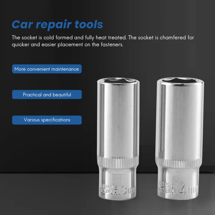 11pcs%201/4%20inch%20Drive%20Deep%20Socket%20Set%20Socket%20Hex%20Reparatie%20Tool%20-%20Image%208