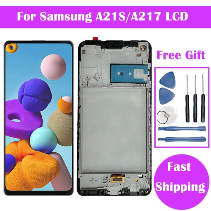 6.5''%20LCD%20Display%20For%20Samsung%20Galaxy%20A21s%20A217%20A217F/DS%20LCD%20Display%20Touch%20Screen%20Digitizer%20Assembly%20With%20Frame%20Assembly%20-%20Image%207