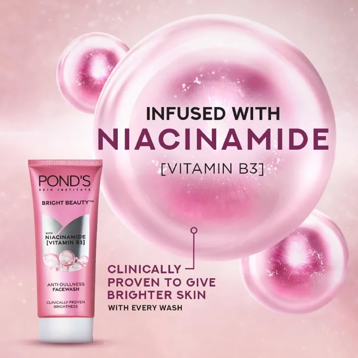 Ponds%20Bright%20Beauty%20Anti-Dullness%20Face%20Wash%20with%20Niacinamide%20(Vitamin%20B3)%20100gm%20-%20Image%205
