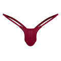 Open Back Mens Underpants Low Rise Briefs G-string Thong Underwear Solid Color Men's Thong Male Underwear трусы мужские. 