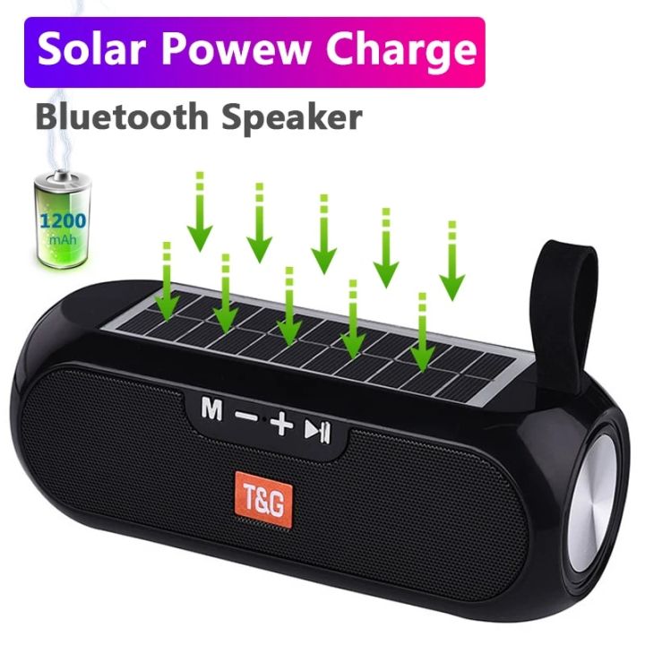 TG182%20Solar%20Boombox%20Outdoor%20Speaker%2010W%20USB%20Portable%20Wireless%20Column%20Loudspeaker%20Waterproof%20Support%20TF%20Card%20FM%20Radio%20Aux%20Input%20-%20Image%202