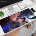 Anime Chainsaw Man Mouse Pad Large Gaming Speed MousePad Keyboard Locking Edge Rubber Carpet Computer Gamer Desk Pads Table Rug.