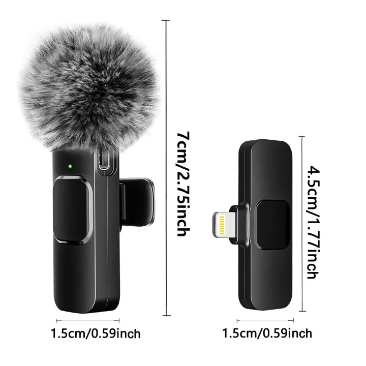 NEW%20Wireless%20Lavalier%20Microphone%20Audio%20Video%20Recording%20Mini%20Mic%20For%20iPhone%20Android%20Laptop%20Live%20Gaming%20Mobile%20Phone%20Microphone%20-%20Image%202