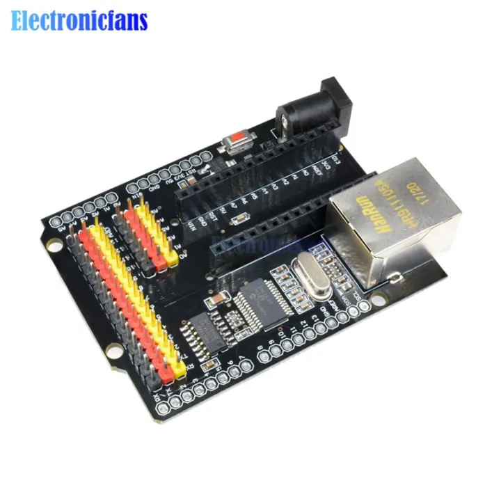 diymore%20ENC28J60%20Ethernet%20shield%20V2.0%20LAN%20Network%20Module%20I/O%20SPI%2051%20AVR%20PIC%20LPC%20STM32%20for%20Arduino%20UNO%20R3%20CH340G%20NANO%20V3.0%20-%20Image%204