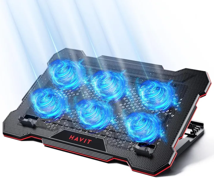 HAVIT F2071SE GAMENOTE GAMING COOLING PAD with 6 Cooling Fans