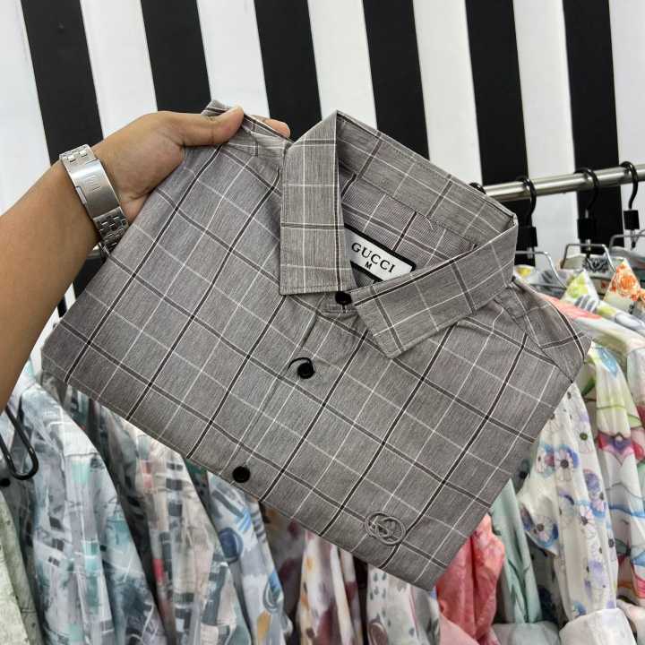 New Exclusive Trendy Cotton Long Sleeve Multicolor Casual Check Shirt For Men