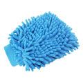 1Pc Chenille Glove Single Sided Soft Random Color Window Washing Hand Mitt for Car.