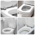 Toilet Seat Hinge 1Pair Replacement Stainless Steel Hinges for All Toilet Seat Cover Lid Soft Close Toilet Seat Fittings, Easy to Use.