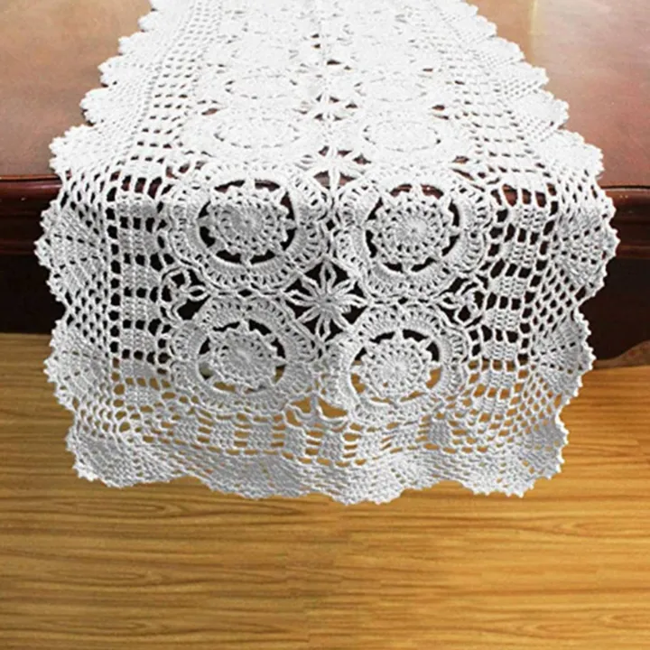 2X%20Cotton%20Handmade%20Crochet%20Lace%20Table%20Runner%20White%20Rectangle%20Coffee%20Table%20Dresser%20Decor%20-%20Image%204