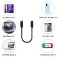 USB C Cable with USB-A Adapter Dongle Short USB 3.1 Gen.2 10Gbps Short Hybrid 2-in-1 Type C Cable for SanDisk Portable SSD Macs. 