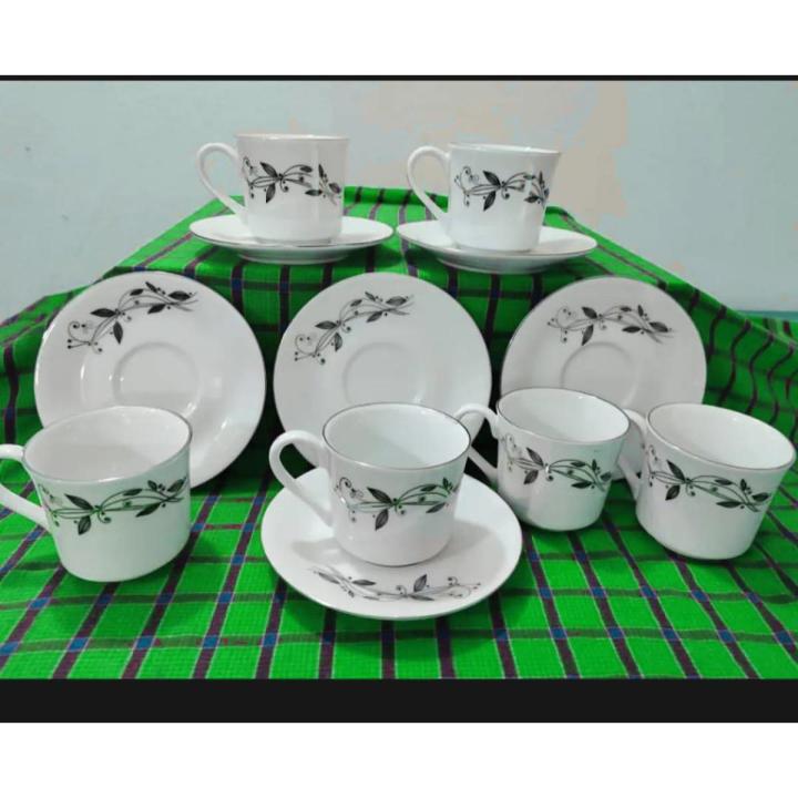 Ceramic Tea Cup With Saucer Cups And Saucers Enjoy Your Tea Time  In Style With This Elegant Cup And Saucer Set