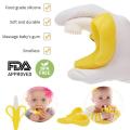 Baby 1 Ps Banana Shape Toothbrush Teether (Color as per stock). 