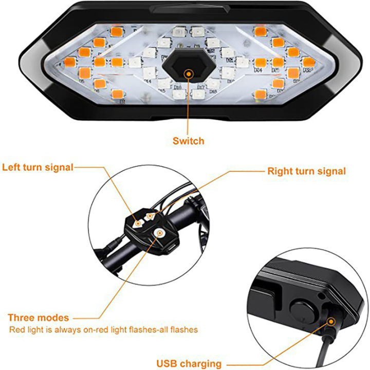 Bike%20Light%20Turn%20Signals%20Remote%20Control%20Bicycle%20Direction%20Indicator%20LED%20Rear%20USB%20Rechargeable%20Cycling%20Taillight%20With%20Horn%20-%20Image%205