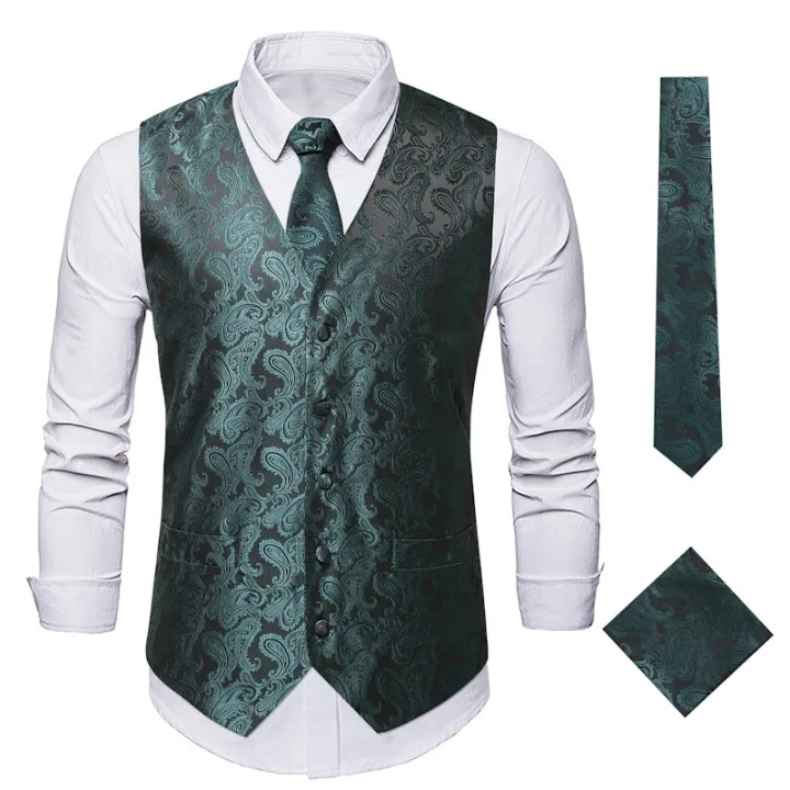 Men%203pc%20Paisley%20Waistcoat%20Necktie%20Pocket%20Square%20Set%202023%20Brand%20Victorian%20Steampunk%20Suit%20Vest%20Men%20Formal%20Business%20Gilet%20Homme%203XL%20-%20Image%204