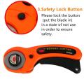 45mm Sharp Round Rotary Cutter Sewing Quilting Roller Fabric Cutting Craft Tool. 