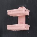 soap holder organizer lagayan ng sabon pang ligo soap organizer Double No Punching Soap Box wiht Seamless Sticker Drain Soap Holder Box Sponge Storage Rack for Bathroom Kitchen Accessories. 