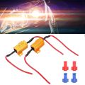 2Pcs Car LED Decoder Anti Hyper Flash No Error Wirewound Load Resistor 25W 25Ω. 