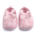【Good-Love Store】(New) baby shoes lace flower bowknot soft anti slip newborn 0-18 months girls flats kids shoes.