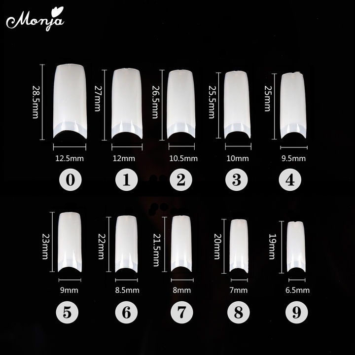 Monja%20100Pcs/set%20Transparent%20Natural%20French%20Nail%20Art%20Half%20Cover%20False%20Nails%20Ballet%20Acrylic%20UV%20Extension%20Nail%20Tips%20Manicure%20Tool%20-%20Image%206
