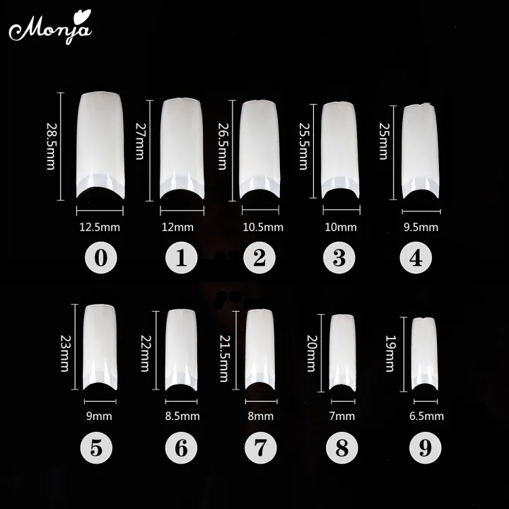 Monja%20100Pcs/set%20Transparent%20Natural%20French%20Nail%20Art%20Half%20Cover%20False%20Nails%20Ballet%20Acrylic%20UV%20Extension%20Nail%20Tips%20Manicure%20Tool%20-%20Image%206