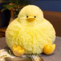 Saite Dudu long-haired duck plush toy cute chubby little white duck pink rabbit grizzly panda doll doll pillow.