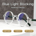 KAEDEK Trend Printed Frame Acetate Reading Glasses Men Eye Protection Anti-Blue Light Presbyopia Eyeglasses.