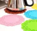 Silicone Table Heat Resistant Mat Cup Coffee Coaster Cushion Placemat Pad.
