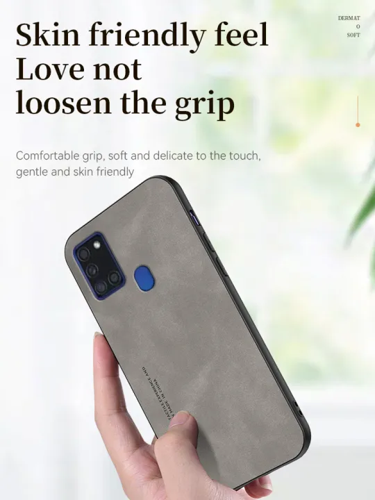 Lenuo%20For%20Samsung%20Galaxy%20A21s%20Sheepskin%20Leather%20Shockproof%20Case%20Luxury%20Matte%20Back%20Cover%20-%20Image%205