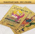10Pcs Golden Pokemon Card & Rainbow Golden Card. 