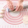 Adjustable Rolling Pin Dough Mat Dough Roller Stainless Steel Fondant Paste Cake Tool Dough Roller 4 Removable Ring For Pizza.