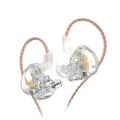 KZ EDX Crystal Color 1DD HIFI Bass Earbuds In Ear Monitor Headphones Sport Noise Cancelling Headset. 