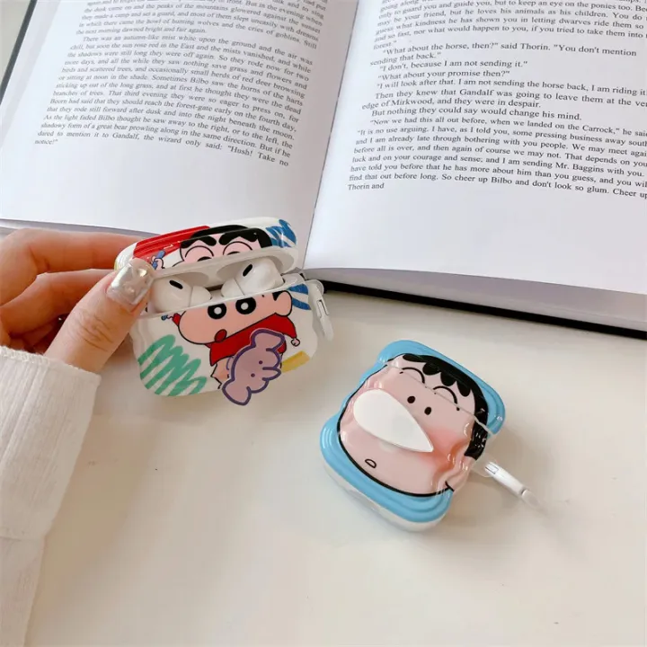 %E3%80%90NShisasN%E3%80%91Cartoon%20Crayon%20Shin-Chan%20Boochan%20Rotable%20Earphone%20Case%20for%20Airpods1/2Nd%20Case%20Airpodspro2%20Apple%20Headphones%20Case%20Bluetooth%203Rd%20-%20Image%206