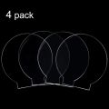 4Pcs Clear Acrylic Sheet for LED Light Base,Sign,DIY Display Projects. 