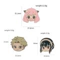 Anime Spy X Family Brooch Cute Anya Loid Yor Forger Figure Metal Badges Lapel Button Pins For Women Girls Cosplay Manga Jewelry.
