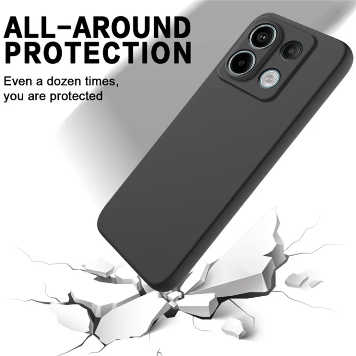 Xiaomi%20Redmi%20Note%2013%20Pro%204G%20Silicone%20Matte%20Flexible%20Soft%20Phone%20Case%20-%20Black%20-%20Phone%20Back%20Cover%20-%20Image%203