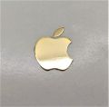 Apple Logo metal Sticker 1 / Premium Rose Gold / Vinyl cut-out, Matte silver 1 pieces.