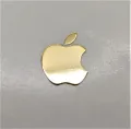 Metal Gold Apple Logo Sticker Sticker.