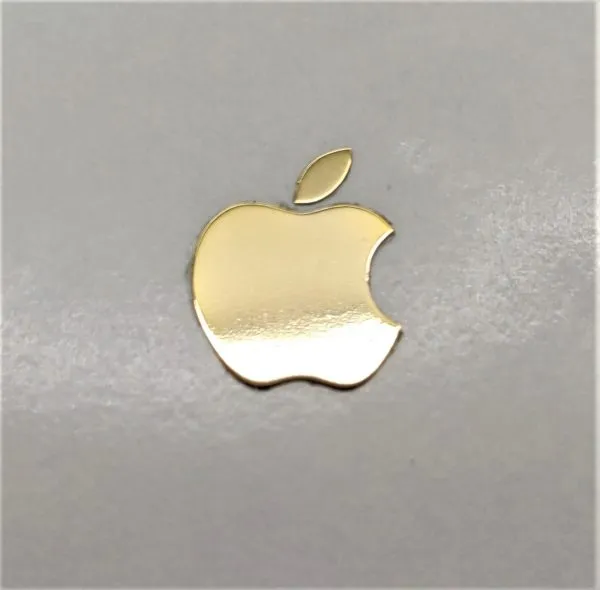 Metal Gold Apple Logo Sticker Sticker
