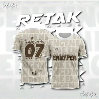 Hz enhypen Kpop number 07 jersey streetwear Jungwon heeseung Jay