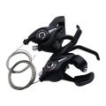Bike Gear Shifter Brake Levers Bicycle 3x7 Speed Changer Shifter Set Cycle Gear Shifter Transmission for Mtb Road Bike 2pcs. 