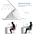 Aluminum Alloy Adjustable Portable Folding Notebook Stand Foldable Laptop Stand-Laptop stands-Nr mart.