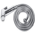 Push shower set SS pipe Toilet, washroom, kitchen accessories-Durable Toilet SS Push Shower. 