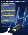 Zexmte 150M USB Bluetooth 5.1 Adapter Dongle Free Driver Adaptador Bluetooth Transmitter Dual Band Audio Receiver For Win 10/11. 