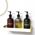 500ml Soap dispenser Easy-to-use Refillable Transparent Shampoo bottle Bathroom Plastic Shower  container for Bath Kitchen Home Hotels Travel. 