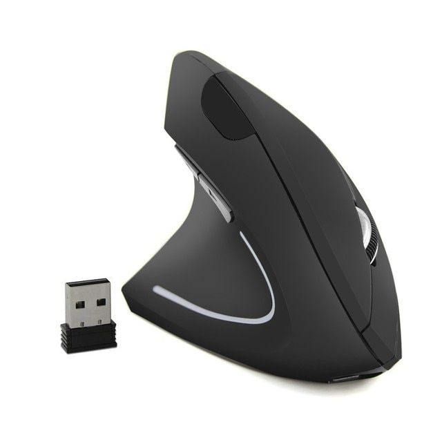 CHYI Left Handed Wireless Vertical Mouse Left Hand Ergonomic ...