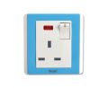 CLICK-IRISH-3 PIN FLAT SOCKET WITH SWITCH,13A.