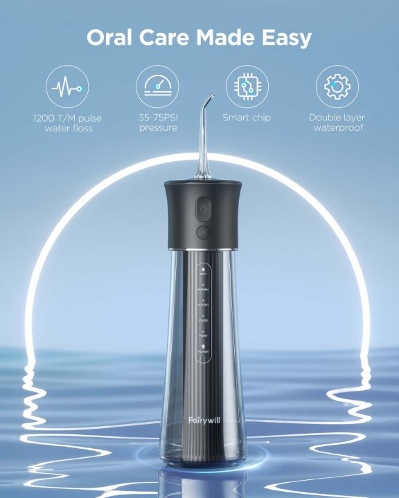 Fairywill%20F30%20Water%20Flosser%205%20Mode%20Oral%20Irrigator%20Teeth%20Dental%20Water%20Jet%20Rechargeable%20Portable%20300ML%20Water%20Tank%20Teeth%20Cleaner%20-%20Image%203