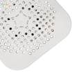 3Pcs Silicone Drain Cover Multipurpose 14x14cm Folding Flat Strainer for Washbasins Laundry Rooms.