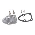 Fuel Pump Plate Billet Fuel Pump Block OFF Plate for Chevy SBC 283 327 350 Engine. 
