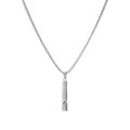 Necklace Male Hip Hip Hop Whistle Blower Pendant Cool Male Sweatshirt Necklace Fashion Accessories.